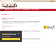Tablet Screenshot of oldglory.co.uk